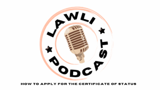 How to apply for the CERTIFICATE OF STATUS