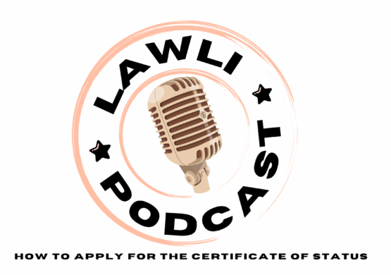 How to apply for the CERTIFICATE OF STATUS